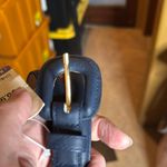 NWT Vintage Honors Navy Blue Leather Belt Size XL Photo 3