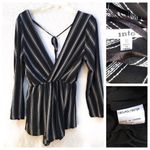 INTO Shorts Romper‎ Black Size 10 Photo 1