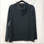 Reebok  Flocking Pullover Sweatshirt Hoodie Black Size Small Photo 6