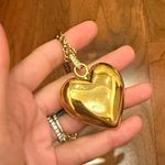 Juicy Couture Vintage gold  heart pendant necklace Photo 3