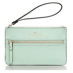 Kate Spade Mikas Pond Bee Wristlet Mint Mojito Green Photo 0
