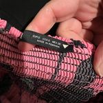 ZARA  Pink Black Floral Cotton Poplin Midi Dress Size S Photo 14