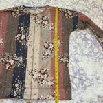 Exclusive (boutique brand) Women’s Floral Long Sleeve Blouse Size Medium‎ Pink Photo 4