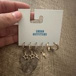 Urban Outfitters NWT  Rhinestone Charm Hoop Earring Set Photo 0