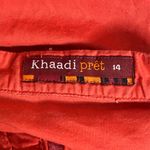 Khaadi Pret Embroidered Pakistani Kurta in Shades of Red, Pink, Orange, size 14 Red Photo 9