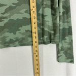 Lucky Brand Long Sleeve Camouflage Cropped T Shirt Women’s Small Green Photo 5