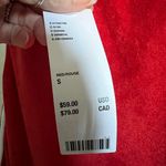 Urban Outfitters Mini Terry Athletic Dress NWT Small Cherry Red Retro White Photo 4