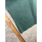 Miou Muse Pants Women's Medium Wide Leg Cropped Raw Hem Casual Trousers Green Photo 9