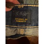 Citizens of Humanity  Shorts Women 24 Blue Denim Faded Cut Off Jean Shorts Preppy Photo 5