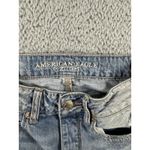 American Eagle  Jeans Women 2 Mid Rise Distressed Tomgirl Tapered‎ Leg Light Wash Photo 7