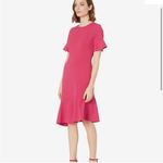 Adrianna Papell  Women's Knit Crepe Ruffle
Midi Dress Size 10‎ Photo 2