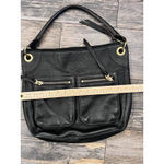 Fossil  Karli Black Pebbled Leather Hobo Shoulder Bag‎ Vintage Rare 90’s Photo 6