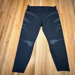 Reebok x Cardi B Women's 3X Black High-Rise Leggings with Waistband Cutouts Plus Photo 0