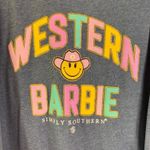 Simply Southern Crewneck Women’s Sweatshirt Western Barbie Size Large Photo 2