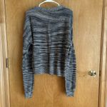 Free People  Mercury‎ Henley Long Sleeve V-Neck Sweater Womens Small Gray Photo 8
