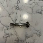 Silver Toned Hanging Skeleton Hair Clip Photo 1