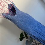 Emory park Blue Sleeveless Maxi Dress Photo 3