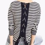 J.Crew NWT 100% Cashmere Tie Back Navy Sweater Photo 12