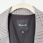 Madewell [] Caldwell Oversized Menswear Plaid Double Breasted Blazer Jacket Sz XL Photo 11
