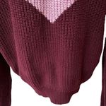 1. State Chevron Colorblock Oversized Chunky Knit Sweater Sz S Photo 11