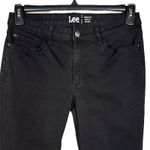 Lee  SZ 10M Bootcut Jeans Mid-Rise Regular Fit Stretch Zip-Fly Pocket Black Women Photo 1