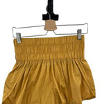 Free People The Way Home Shorts Varsity Gold Yellow Size Medium Photo 1