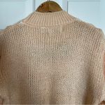 Vtg Pastel Cottagecore Sweater Hand Knit Sz Large Orange Photo 7