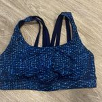 Lululemon Energy Bra Exhale Samba Blue Sz 6 Medium Support Sports Bra Yoga Gym Photo 0
