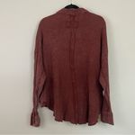 Zenana Outfitters Acid Wash‎ Oversized Lightweight Waffle Knit Button Up Shacket Size L/XL Photo 5