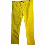 Just Cavalli Bright Yellow Straight-Leg Jeans – Size 29 – NWOT – Rare Colorway Photo 1