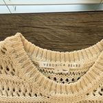 Veronica Beard  Sade Mixed media‎  Sweater tank ivory Women's size small Photo 3
