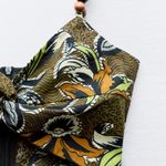 ZARA  PRINTED MINI DRESS WITH CUT-OUT DETAIL TROPICAL BROWN YELLOW S SMALL 8 4 36 Photo 2