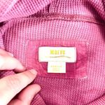 Anthropologie  Maeve Pink Tie Dye Thermal Long Sleeve Tunic Size M Photo 3