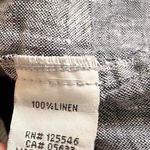 Habitat  Linen Grey + White Polka Dot Shift Dress – Cottagecore Minimalist (Sz S) Photo 6