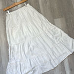 Brandy Melville Skirt tiered maxi womens White (one size) coquette casual party Photo 0