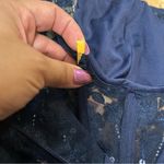 Lulus Fanciful Charm Navy Mesh Beaded Tiered One Photo 9