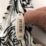 Adore Me black & white butterfly two piece bikini swimsuit 34A/M Photo 3