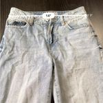 REWASH  Distressed Light Blue/Greyish Cropped Mom Jeans 3/26 Photo 2