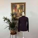 Apt. 9  Women Size Small Knit Open Draped Ruffle Cardigan Coverup 3/4 Sleeve Photo 4