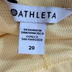 Athleta Brooklyn Skort Women's Yellow Pleated Tennis Golf Size 20 Photo 5