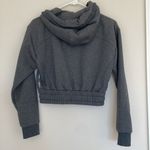 Lounge Cropped Zip Up Hoodie Photo 1