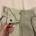 ZARA Linen Beige Shorts Photo 1