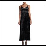 Romeo + Juliet Couture NWT Velvet Maxi Dress in Black Size Medium Photo 1
