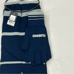 NFL Dallas Cowboys Football Team Logo Winter Scarf Scarve & Gloves Gift Set Photo 1