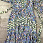 Diane Von Furstenberg  Gaines belted printed crepe de chine maxi dress Size 4 Photo 8