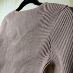 Forever 21  Women’s Ribbed Square Neck Long Sleeve Shimmer Top – Size L Photo 7