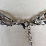 ADORNIA Mixed Chain Feather Lariat Layered Necklace NEW Silver Photo 7