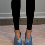 Calvin Klein Light Blue Satin Mules, Size 9 1/2 Photo 3