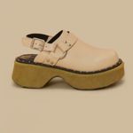 Farm Rio  Leather Ivory Sling Back Harness Clog/Shoes(Size 6) Photo 1