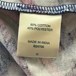 Blair Mock Neck Long Sleeve Top Snowflake Plaid Print Purple M Photo 3